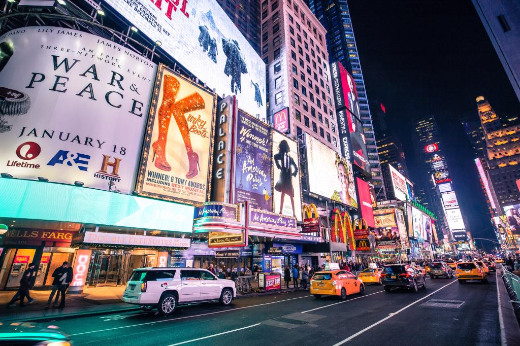 Broadway by 
Denys Nevozhai via unsplash